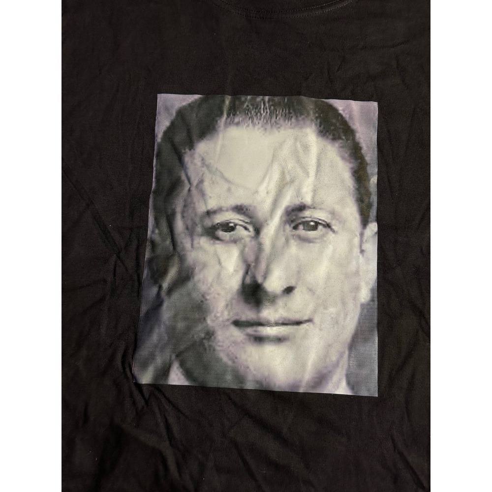 Jordan Craig Vintage Black Graphic T Shirt Mens 2XL Portrait Print Short Sleeve - Picture 4 of 8